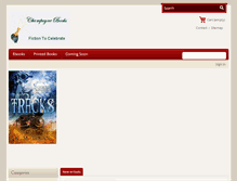 Tablet Screenshot of champagnebooks.com